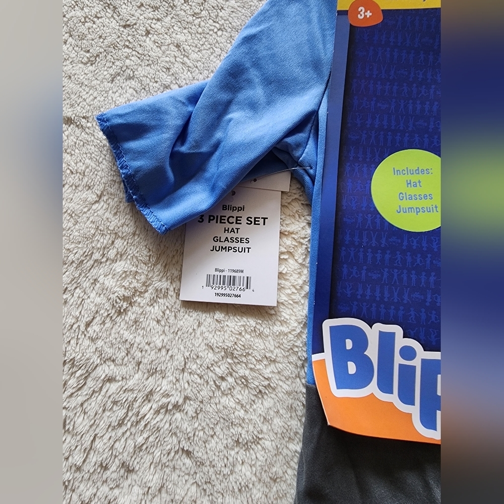 NEW Toddler Blippi Halloween Costume/ outfit size 3t/4t - Picture 4 of 4